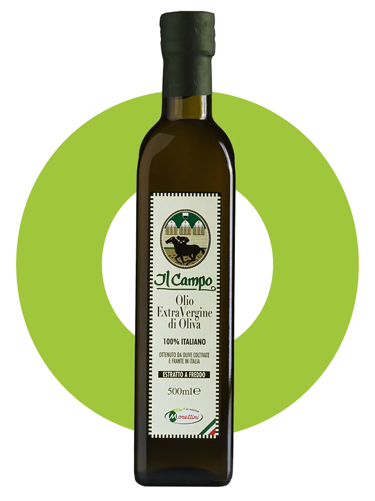 Bottiglia Olio EVO 100% italiano Il Campo