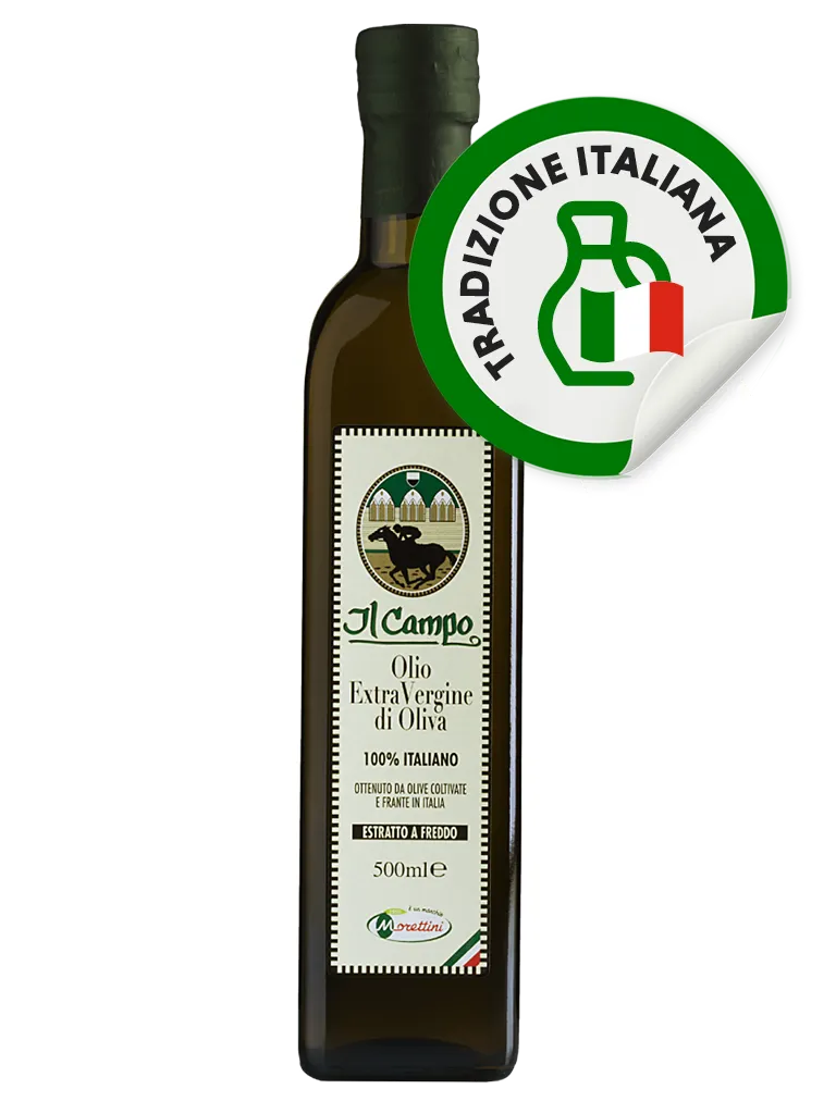 Bottiglia Olio EVO 100% italiano Il Campo