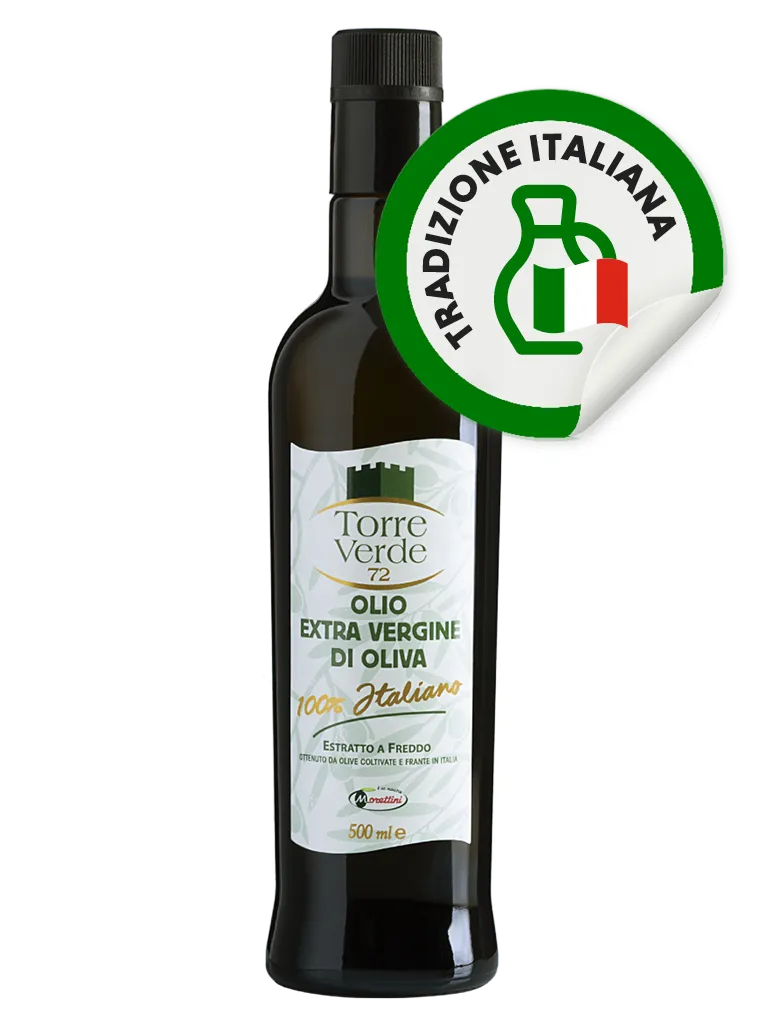 Bottiglia Olio EVO 100% italiano Torre Verde 72