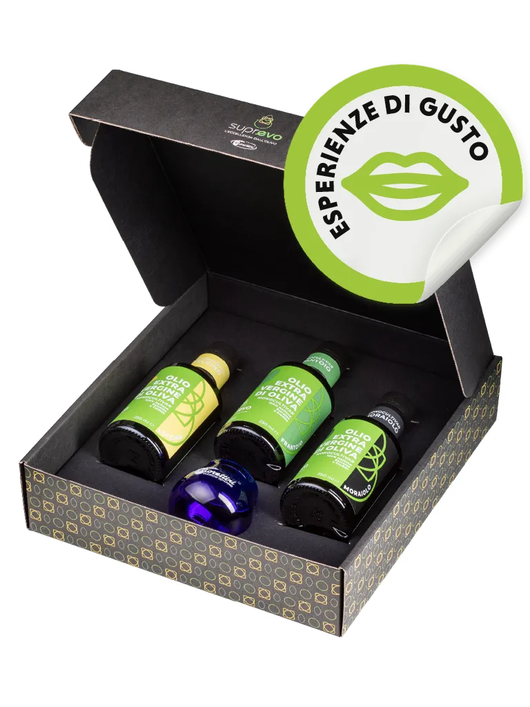 Tripack olio evo MONOCULTIVAR LECCINO, FRANTOIO, MORAIOLO
